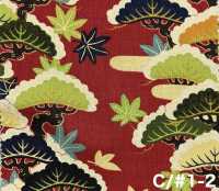 850630 斯凱亞 花金與圖案 升松[布料] VANCET 更多照片