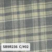 SB9R236 有機抽褶格紋[布料] 柴屋 更多照片