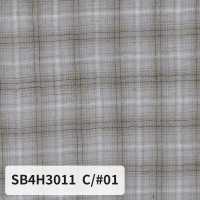 SB4H3011 有機巴厘紗精紡細布格紋[布料] 柴屋 更多照片