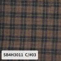 SB4H3011 有機巴厘紗精紡細布格紋[布料] 柴屋 更多照片