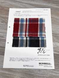 14447 團-KASE- 10支規格 粗節斜紋 馬德拉斯格紋[布料] SUNWELL 三維爾 其他圖片