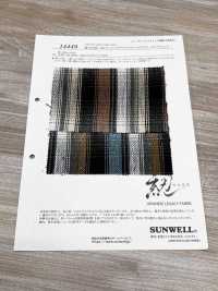 14449 團-KASE- 10支規格 粗節斜紋 陰影蘇格蘭格紋[布料] SUNWELL 三維爾 其他圖片