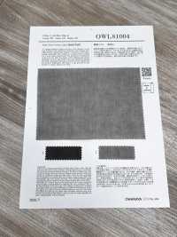 OWL81004 棉麻 斜紋 墨染[布料] 小原屋纖維 更多照片
