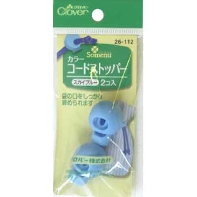 26112 彩色彈簧扣＜天藍色＞