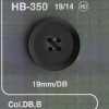 HB350 水牛角鈕扣 正面四孔
