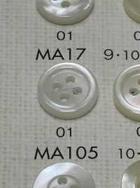 MA17 DAIYA BUTTONS紐扣聚酯纖維仿貝殼[鈕扣] 大阪鈕扣（DAIYA BUTTON） 更多照片