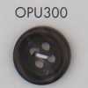 OPU300 尿素樹脂製 帶邊四孔鈕扣