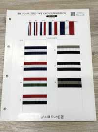 SIC-1005 聚酯纖維條紋羅緞緞帶[緞帶、帶、繩子] 新道良質（SIC） 更多照片