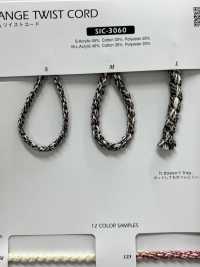 SIC-3060 混色扭繩子[緞帶、帶、繩子] 新道良質（SIC） 更多照片