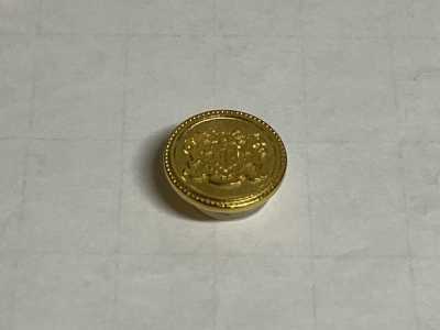 EX191 日本製 西裝・夾克用金屬鈕扣 金色