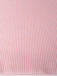 P-20 山梨縣富士吉格紋圖案正裝布料粉紅色[面料] 山本（EXCY） 更多照片