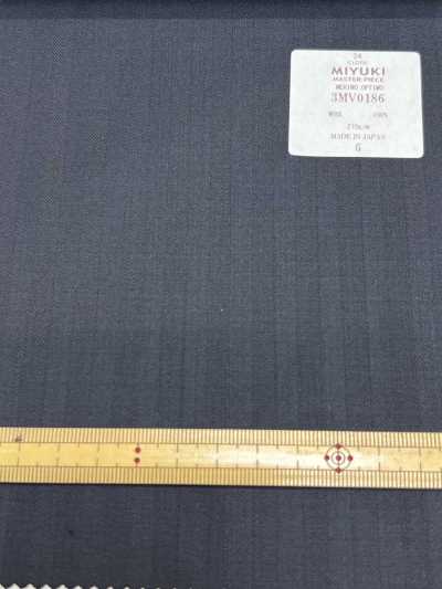 3MV0186 MIYUKI 常規系列 ETERNALS MERINO OPTIMO WOOL100% 海軍藍 人字紋