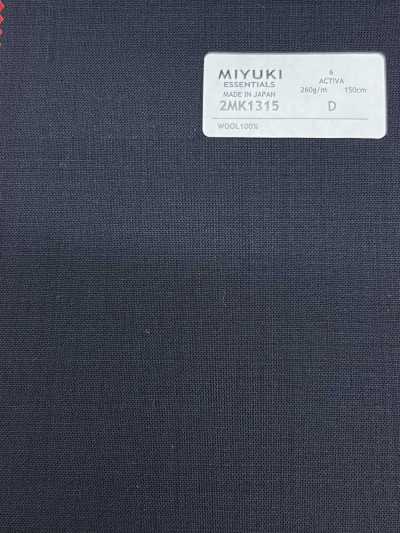 2MK1315 26SS 御幸布料 MIYUKI ESSENTIALS ACTIVA 藏青 素色