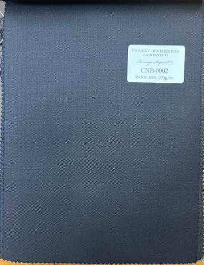 CNB0002 CANONICO 經典款 Super150's REVENGE 深藏青 素色