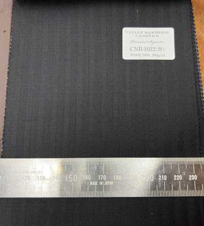 CNB1022 CANONICO 常規 Super110's PERENNIAL 黑色暗條紋
