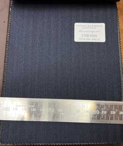 CNB1024 CANONICO 經典款 Super110's PERENNIAL 深藍色 影條紋