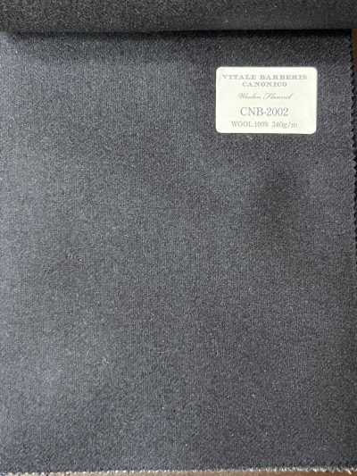 CNB2002 CANONICO（卡諾尼科） 經典款 羊毛法蘭絨 深藏青 素色