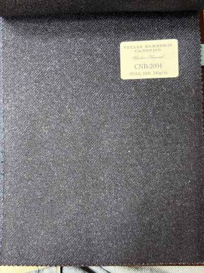 CNB2004 CANONICO（卡諾尼科）經典 毛紡法蘭絨 深藍 素色