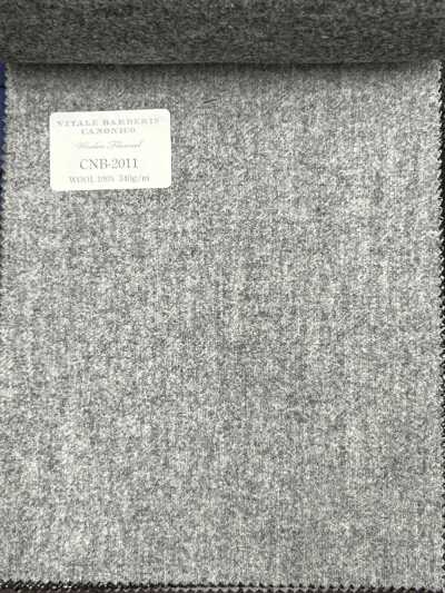 CNB2011 CANONICO（卡諾尼科） 經典款 羊毛法蘭絨 淺灰色 素色