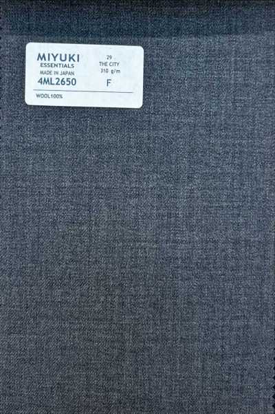 4ML2650 26AW THE CITY 斜紋 中灰色