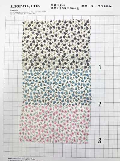 LP-8 Kensington Rose 肯辛頓·羅斯 錦綸銅氨絲 Liberty印花 裡布