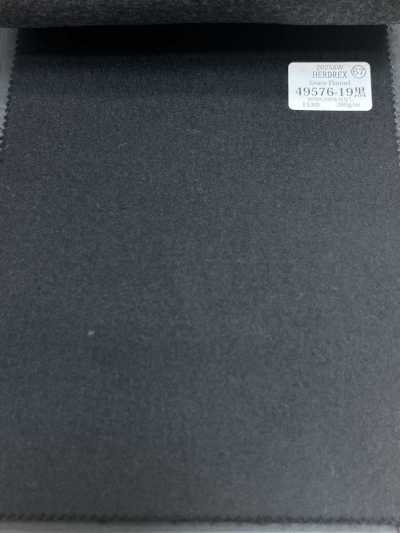 49576-19 26AW HERDREX 【Grace Flannel】 格雷斯法蘭絨 黑色 素色