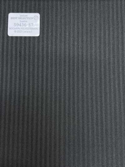 59436-87 26AW BEST SELECTION【Lustre】拉斯特 灰色影線條紋