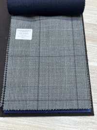 55CN5531 CANONICO PERENNIAL SUPER110'S 灰色 x 紫色格倫格紋[布料] 佳能 更多照片