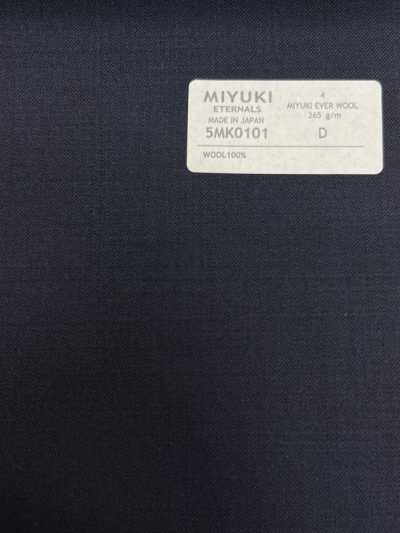 5MK0101 MIYUKI EVER WOOL 素色 藏青藍