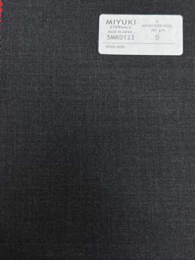 5MK0123 MIYUKI EVER WOOL 素色 炭灰色