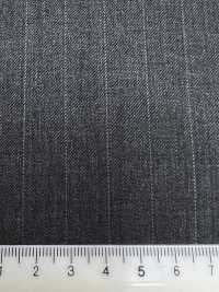5MK0193 MIYUKI EVER WOOL條紋灰色[布料] 美雪毛紡廠 更多照片