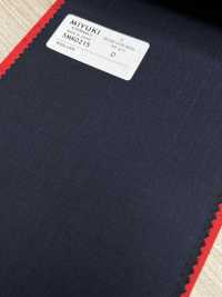 5MK0215 MIYUKI EVER WOOL 暗影條紋海軍藍[布料] 美雪毛紡廠 更多照片