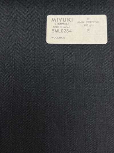5ML0284 MIYUKI EVER WOOL（Miyuki・Ever Wool）人字紋 藍色
