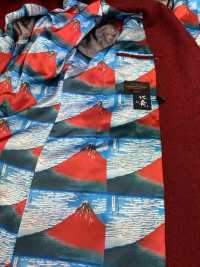 TPS3002 葛飾北齋印花里料重複圖案[裡料] 更多照片