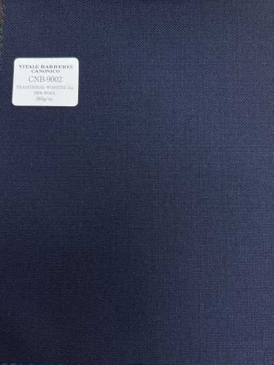 CNB9002 CANONICO（卡諾尼科）經典 傳統精紡 21μ 海軍藍 素色