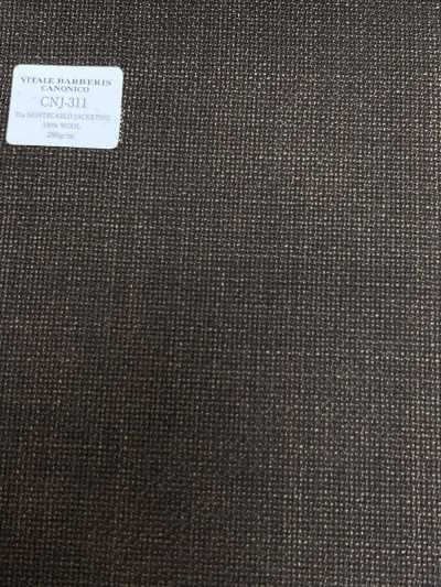 CNJ311 CANONICO(卡諾尼科) 常規 21μMONTECARLO 夾克面料 人字呢 棕色 素色