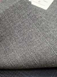 2MK4443 26SS Miyuki布料MIYUKI ESSENTIALS ACTIVA 中灰色條紋 美雪毛紡廠 更多照片