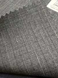 2ML4560 26SS Miyuki布料MIYUKI Essentials TROPICS 炭灰色條紋 美雪毛紡廠 更多照片