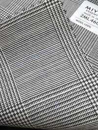 2ML4604 26SS Miyuki布料MIYUKI Essentials TROPICS 淺灰色格紋 美雪毛紡廠 更多照片