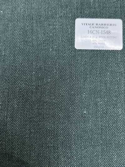 16CN1548 26SS VBC 維塔萊·巴貝里斯·卡諾尼科 亞麻 & 21 μ羊毛西裝面料