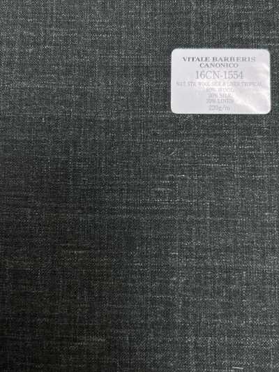 16CN1554 26SS VBC 维达莱·巴贝里斯·卡诺尼科 SUPERSONIC NATURAL STRETCH 羊毛絲綢&亞麻熱帶呢
