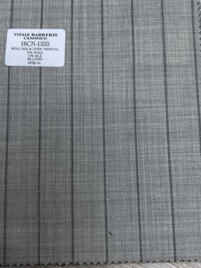 16CN1555 26SS VBC 維塔萊·巴爾貝里斯·卡諾尼科 羊毛真絲亞麻熱帶布料