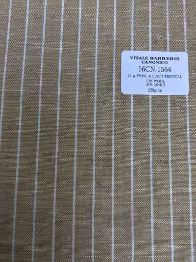 16CN1564 26SS VBC 維塔萊·巴貝里斯·卡諾尼科 21微米 羊毛&亞麻 熱帶面料