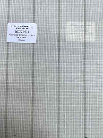 16CN1614 26SS VBC 維塔萊·巴貝里斯·卡諾尼科 純羊毛熱帶精紡西裝面料