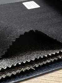 M02047-2 KUNISHIMA1850 獨家系列【SOMO CASHMERE 100%】海軍藍人字紋[布料] 國島株式會社 更多照片