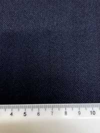 M02047-2 KUNISHIMA1850 獨家系列【SOMO CASHMERE 100%】海軍藍人字紋[布料] 國島株式會社 更多照片