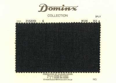 21522D-6 3ply強撚糸 ウール100% DOMINX(ドミンクス) ダークグレー