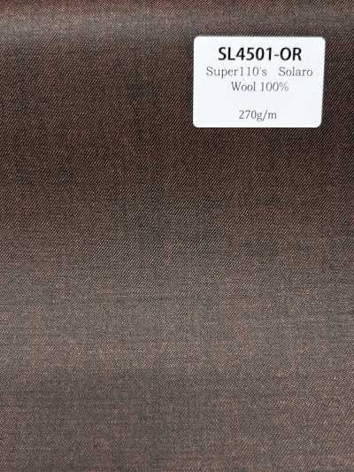 SL4501-OR 經典 國產 Super110’s 玉蟲羊毛彈力 棕/橘