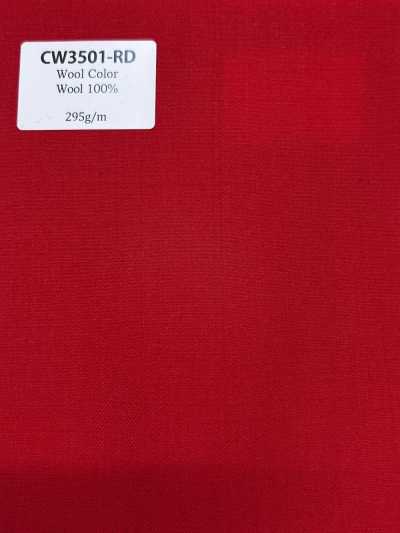 CW3501-RD 經典 日本製 羊毛色彩系列 紅色