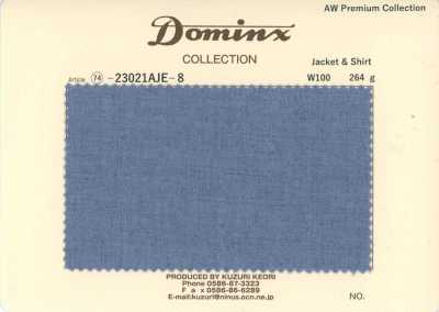 23021AJE-8 定番 Jacket & shirt  ウール100% DOMINX(ドミンクス) プレミアムコレクション ライトブルー
